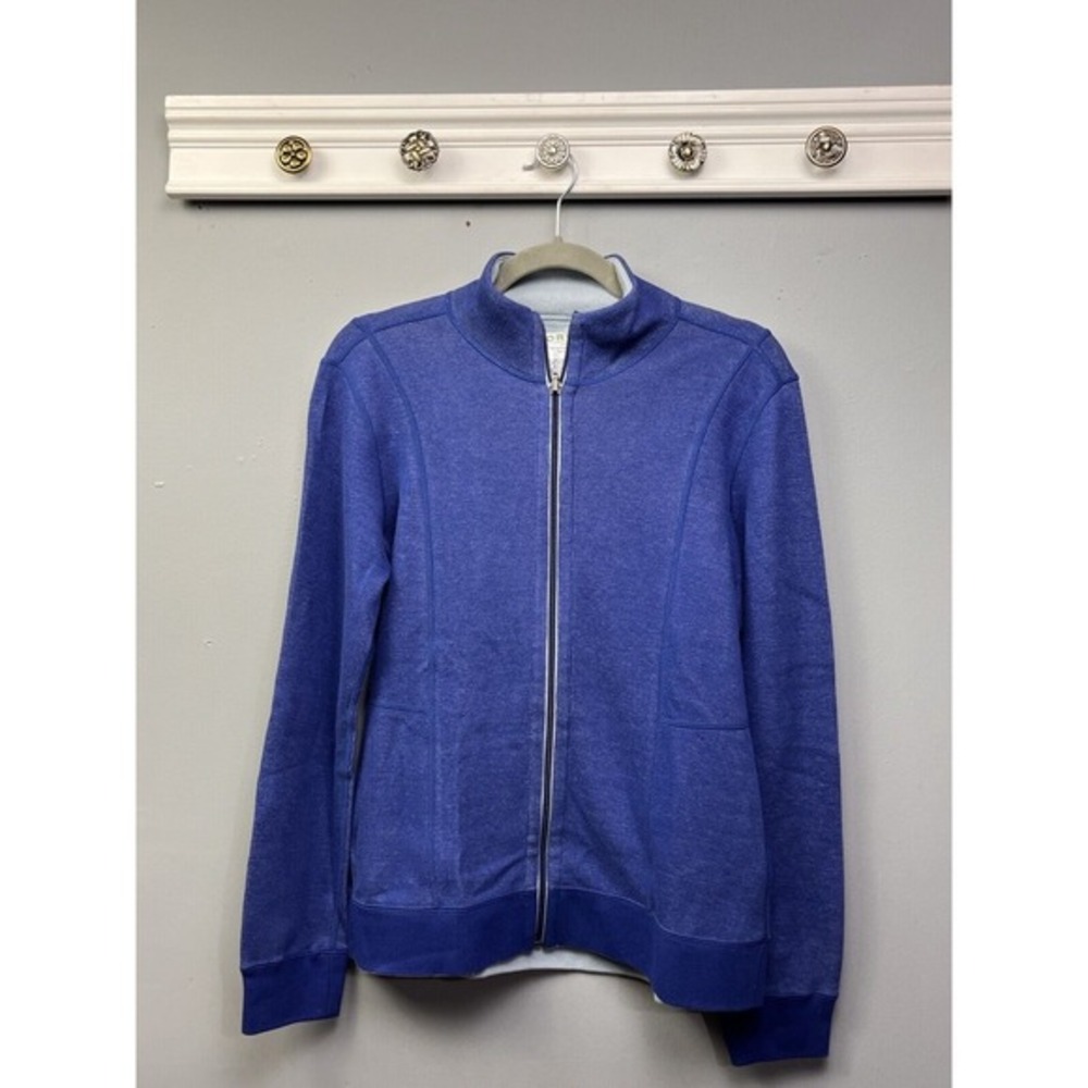 Orvis Jacket Womens Size Small blue lightweight full zip Casual Outdoors